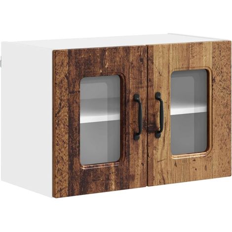 Armario de cocina rectangular moderno espacio de almacenamiento 60 x 31 x 40 cm madera contrachapada madera vieja 020053659 (1/5)