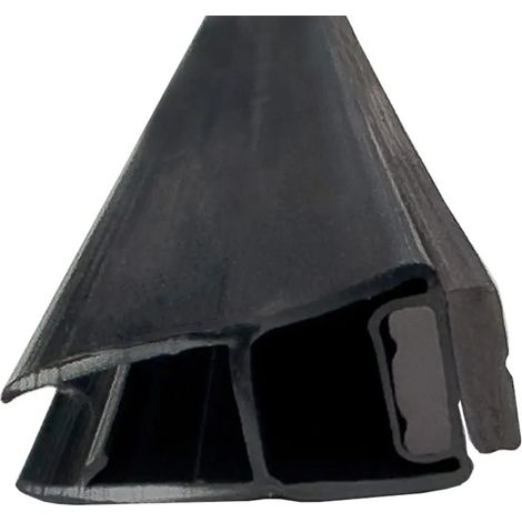 Guarnizione magnetica nero opaco 200 cm per nicchia doccia 5-6 mm (1/5)