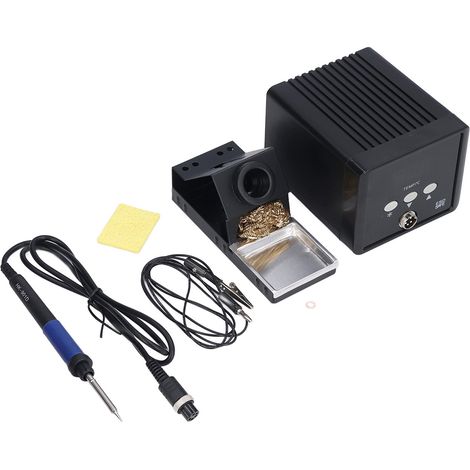 90W Digitale LED-Lötstation, Heißluft-Lötkolben 150°C-480°C, HK-901DEU EU-Stecker 220V, Digitalanzeige, Elektronikreparaturwerkzeug. (1/5)