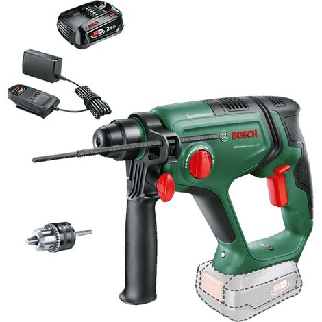 Bosch 06039D6001 UniversalHammer 18V Rotary Hammer Drill + 2.5AH Battery Kit (1/5)