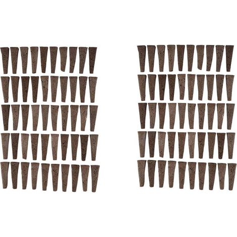 Kit de cápsulas de semillas, kit de jardín hidropónico, 100 piezas, esponjas de crecimiento (1/4)