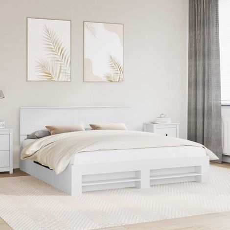 Estructura de cama 180 x 200 cm Madera de ingeniería