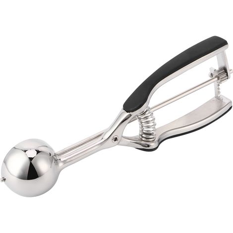 Cuillère à glace en acier inoxydable, cuillère à fruits, cuillère à melon, boule à creuser pour la cuisine, 44 mm (1/5)