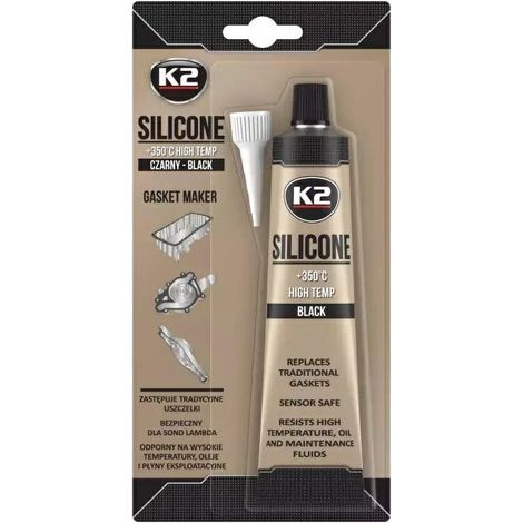 K2 Silikon schwarz 85G