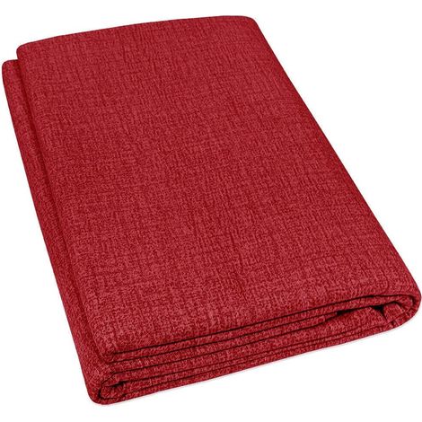 Telo Arredo Tessuto Copritutto Gran Foulard Copridivano Proteggi Letto Poltrona Divano Bordeaux - 230x265 cm