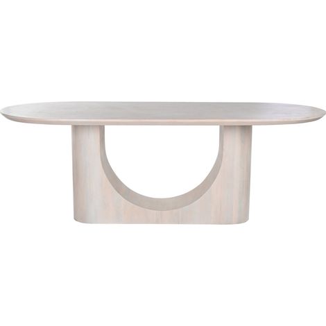 Mesa Comedor Mango 220X100X76 Blanco (1/5)