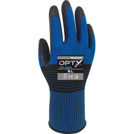 WONDER GRIP Guanti OP-255 OPTY Blu 9/L