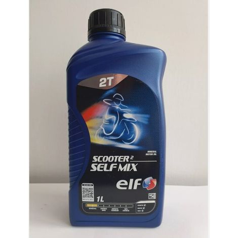 Elf SCOOTER 2T Self Mix Olio Minerale Scooter e moto 1 LT (1/2)