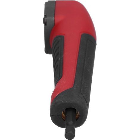 Tbest Winkelbohrmaschinen, multifunktionaler Shockwave-Winkeladapter, roter 90-Grad-Schlagbohrmaschinenadapter (1/5)