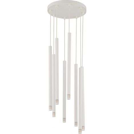 Suspension blanche ronde Ø30 Sopel Laser Sigma 8xG9 (1/2)