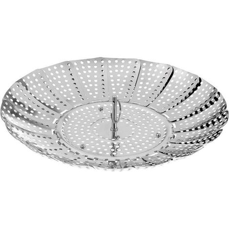 Cesta vaporera Westmark acero inoxidable diámetro ajustable 14-26 cm