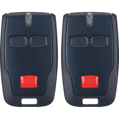 Télécommandes 2 canaux 433,92 MHz – Lot de 2 – Compatible BFT Mitto B RCB02 R1 – Portail, garage (1/5)