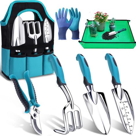 Outils de Jardinage, 7 Pièces Outil Jardin avec Sac à Jardinage (1/5)