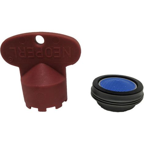 Ricambio aeratore basculante M24X1 con chiave di smontaggio Fima Carlo Frattini F2281B (1/2)