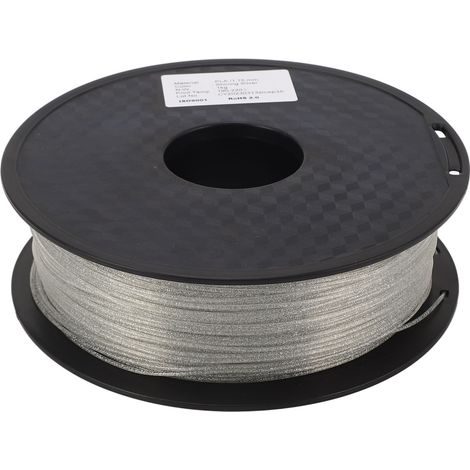 Filament PLA 1.75mm Argenté Brillant et Résistant pour Imprimante 3D (1/5)