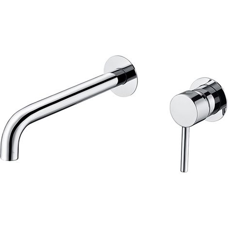 Grifo de lavabo empotrado cromado 26 cm monomando Deva de Valaz (1/2)