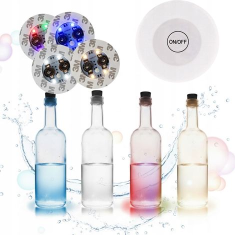 LED-Untersetzer für Flaschen und Gläser, Dekoration für Partys und Veranstaltungen, Untersetzer (1/5)