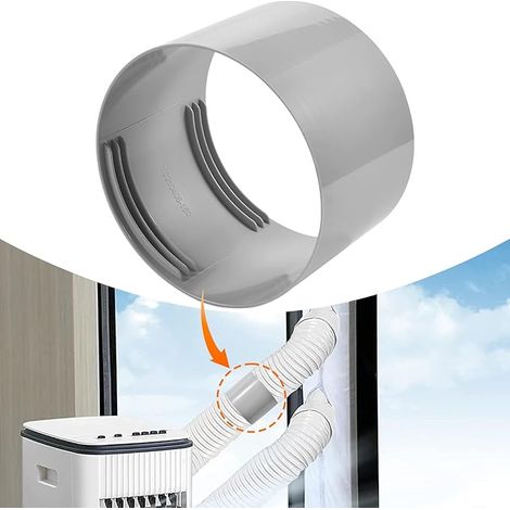 Manguera para aire acondicionado portátil, adaptador para ventana, manguera de escape portátil de 150 mm, piezas y accesorios de PVC flexible para aires acondicionados (150 mm) (1/5)