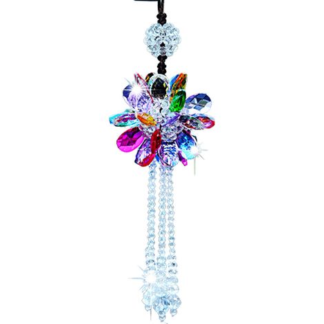 Prisme Solaire En Cristal - Pendentif Décoratif Pour Fenêtre - Création Arc-En-Ciel Naturelle - Lot De 1 (1/5)