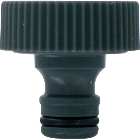 Wasserhahnanschluss (weiblich) – 1 Stück – Robustes ABS – 26x34 mm Gewinde – Schnellanschluss für Garten und Waschen (1/2)