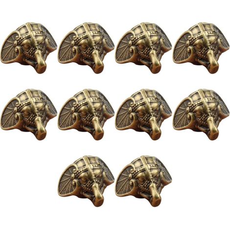 Pieds de Fixation de Boîte en Plastique Or, Lot de 10 Pieds de Support pour Boîte Bijoux, Finition Rétro Délicate, Support pour Boîte à Bijoux (1/5)