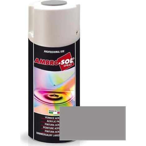AMBROSOL spray acrilic alum.gris ral-9007 400ml , 
PINTURA EN SPRAY:ACRÍLICOS,Pais Origen:ES,
PINTURA EN SPRAY:ACRÍLICOS,Pais Origen:ES,