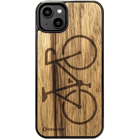 Custodia in legno Bewood per iPhone 15 Plus LIMBA BIKE (1/5)