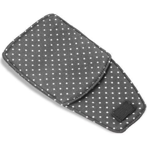 Masque oculaire respirant confortable à pois blancs et motif noir pour amblyopie et strabisme chez l'adulte (1/5)