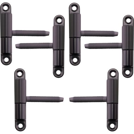 Türband Einbohrband 15 x 83 mm mit Zapfen M8 x 50 mm schwarz, 6 Stück