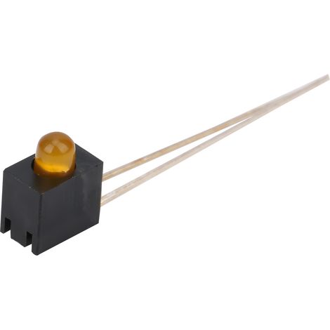 Lot de 100 supports LED, abat-jour de 3 mm, coude à 90°, composants de contrôle industriel pour éclairage, couleur orange.