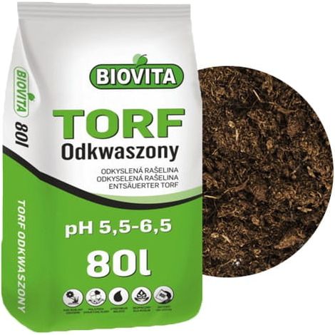 Torba da giardino deacidificata per piante 80 l