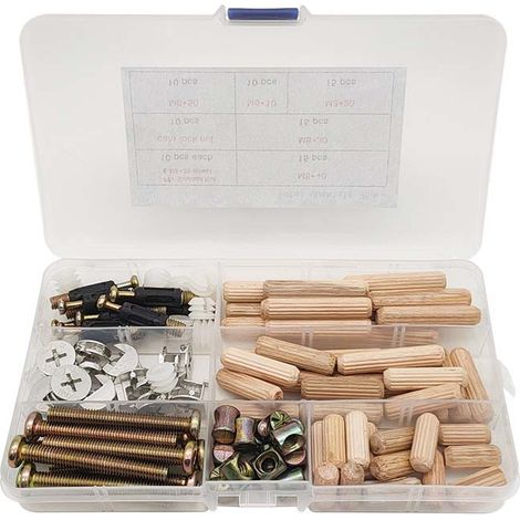Jiajia AI, Cheville en Bois Assortiment de Tourillon Bois pour jardin, terrasse et extérieur (1/5)