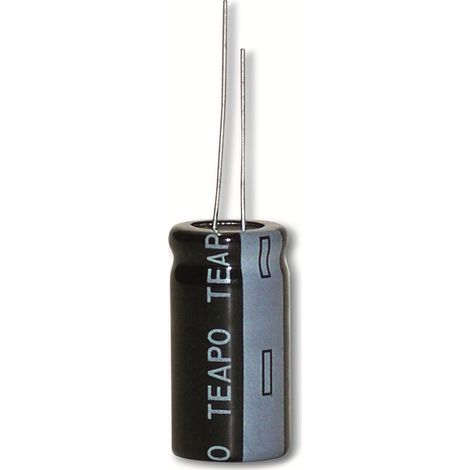 TEAPO Alu-Condensateur 470µF, 25V, radial, RM 5mm, KSY477M025S1A5H12K