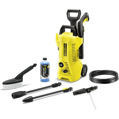 Karcher Nettoyeur haute pression 110 bars K2 Power control + kit car (canon à mousse, brosse simple, détergent voiture) (1/4)