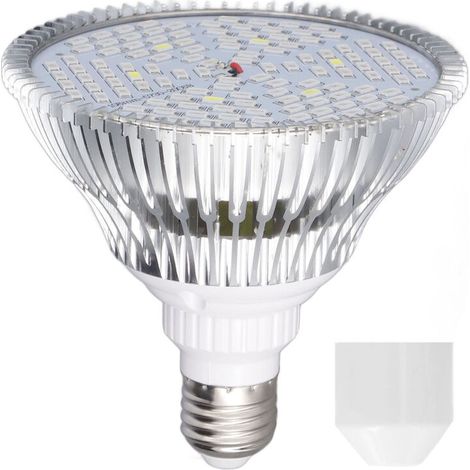Ampoule de lampe de culture LED E27 à faible consommation d'énergie spectre complet faible génération de chaleur ampoule de lampe de croissance de plantes LED 85-265 V 80 W 120 perles (1/5)