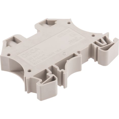 Bloc de jonction RS PRO, 10mm², A visser, Beige ( Prix pour Paquet de 10 ) (1/2)