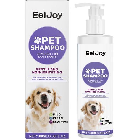 Shampoing pour animauxDes ingrédients doux éliminent les odeurs et prennent soin du pelage de votre animal, le laissant lisse et brillant. (1/5)
