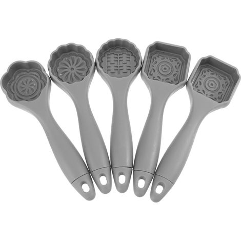 Moule à gâteaux de lune (lot de 5) - Ustensiles de cuisine et accessoires de pâtisserie faciles à utiliser et à nettoyer - Matériau PP (1/5)