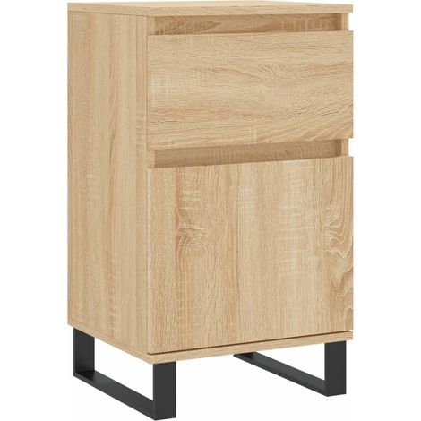 Credenza cassettiera mobile contenitore organizer cucina soggiorno salotto sonoma 40 x 35 x 70 cm legno ingegnerizzato marrone 020031564