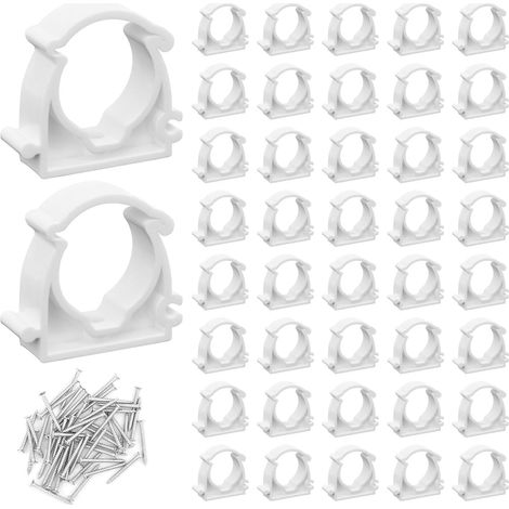 Lot de 50 Collier de Serrage pour Tuyau Multicouche 16 mm Fixation rapide, étanche, clips intégrés, installation sans outil, plomberie domestique (1/5)