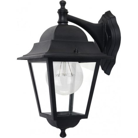 FAB 149261009 Applique da esterno in alluminio Spica 1xe27 Nero Ip44 42x28x21,5 Cm