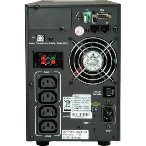 UPS online Roline ProSecure III 1000 1000 VA 900 W