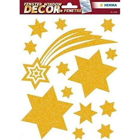 Herma stelle dorate adesivi decorativi 21 x 29,7 cm (1/2)