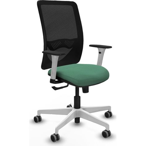 Chaise de bureau piqueras y crespo Zulema blanc mousse découpée (1/2)
