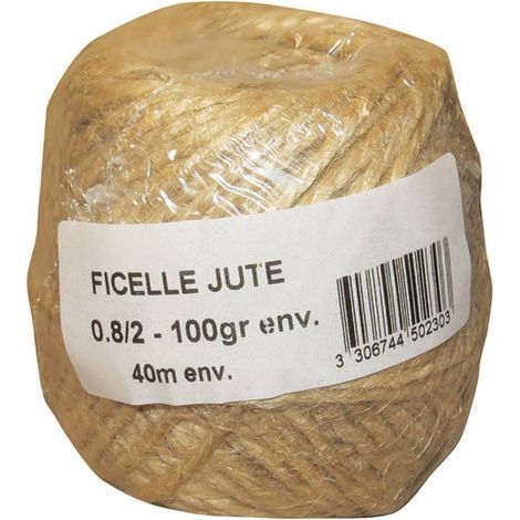 Juteseil 0,8/2 X 100 g Sous Vide - Corderie Tournonaise