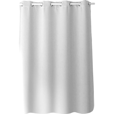 Rideau occultant OBSKUR 140 x 180 cm coloris BLANC GRISE