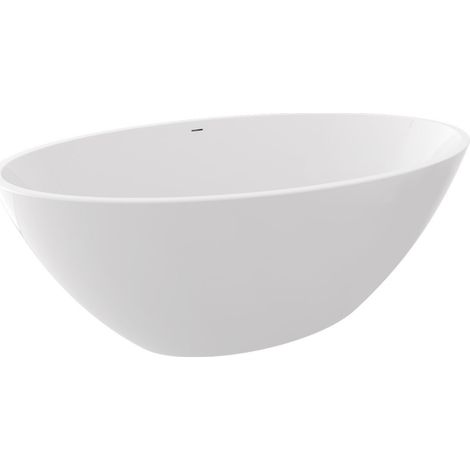 Baignoire îlot CORYN 165x90x58cm, blanc (1/4)