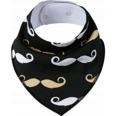 Bavoir Adulte - Bavoir En Coton - Pour Adolescents Et Adultes - Style Moustache - 1 Pièce