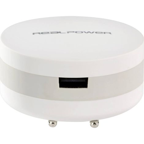 RealPower PBC-1800 Powerbank (batterie supplémentaire) 1800 mAh Li-Ion blanc (1/5)