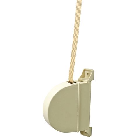 Ramasseur de Store Extérieur à Superposer Abattable - Fabriqué en PVC - Mesure: 3,5 x 17,4 x 12,5 cm. Mesure du Ruban: 20 mm (Largeur) - Résistant - Couleur: Ivoire (1/5)